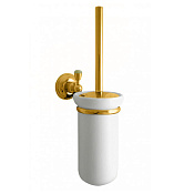 Nicolazzi Onice Ершик для унитаза подвесной, цвет золото 1490GO09O