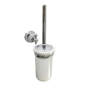 Nicolazzi Teide Ершик для унитаза подвесной с керамической колбой, цвет: хром/белый 1490CR05