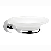 Nicolazzi Accessori Minimale Мыльница со стеклянной чашей, подвесная, цвет: хром 1487MCR