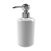 Stella Italica Дозатор для мыла, настольный, керамическая колба D020, цвет: хром IT10009CR00