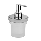 Stella Lucilla Дозатор для мыла, настольный, стеклянная колба D020, цвет: хром LL 10009 CR00