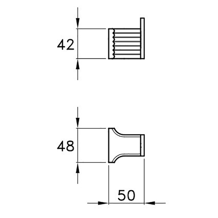 Stella Casanova Крючок 1082, цвет хром CS 10020 CR00
