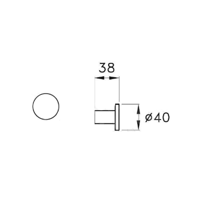 Stella Lucilla Крючок 1082, цвет хром LL 10020 CR00