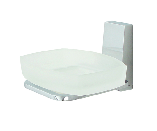 Wasserkraft Lopau Мыльница со стеклянной чашей, подвесная, цвет: хром K-6029