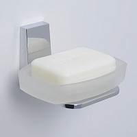 Wasserkraft Lopau Мыльница со стеклянной чашей, подвесная, цвет: хром K-6029