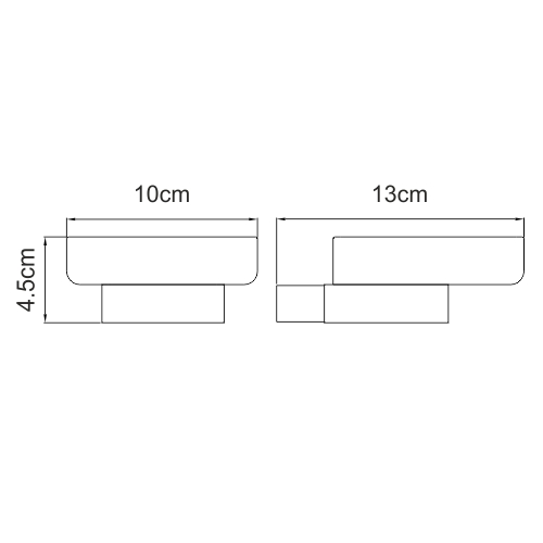 Wasserkraft Sauer Мыльница с керамической чашей, подвесная, цвет: золото K-7929