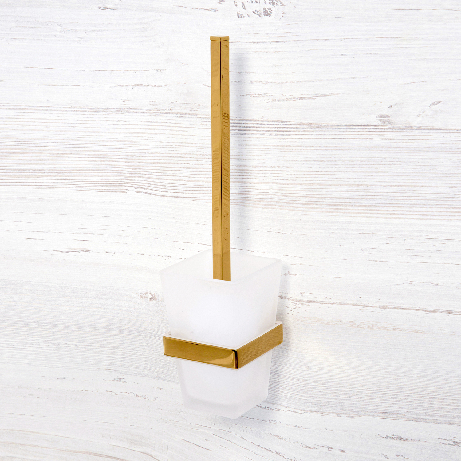 Wasserkraft Sauer Ершик для унитаза подвесной, цвет: золото глянцевое K-7927