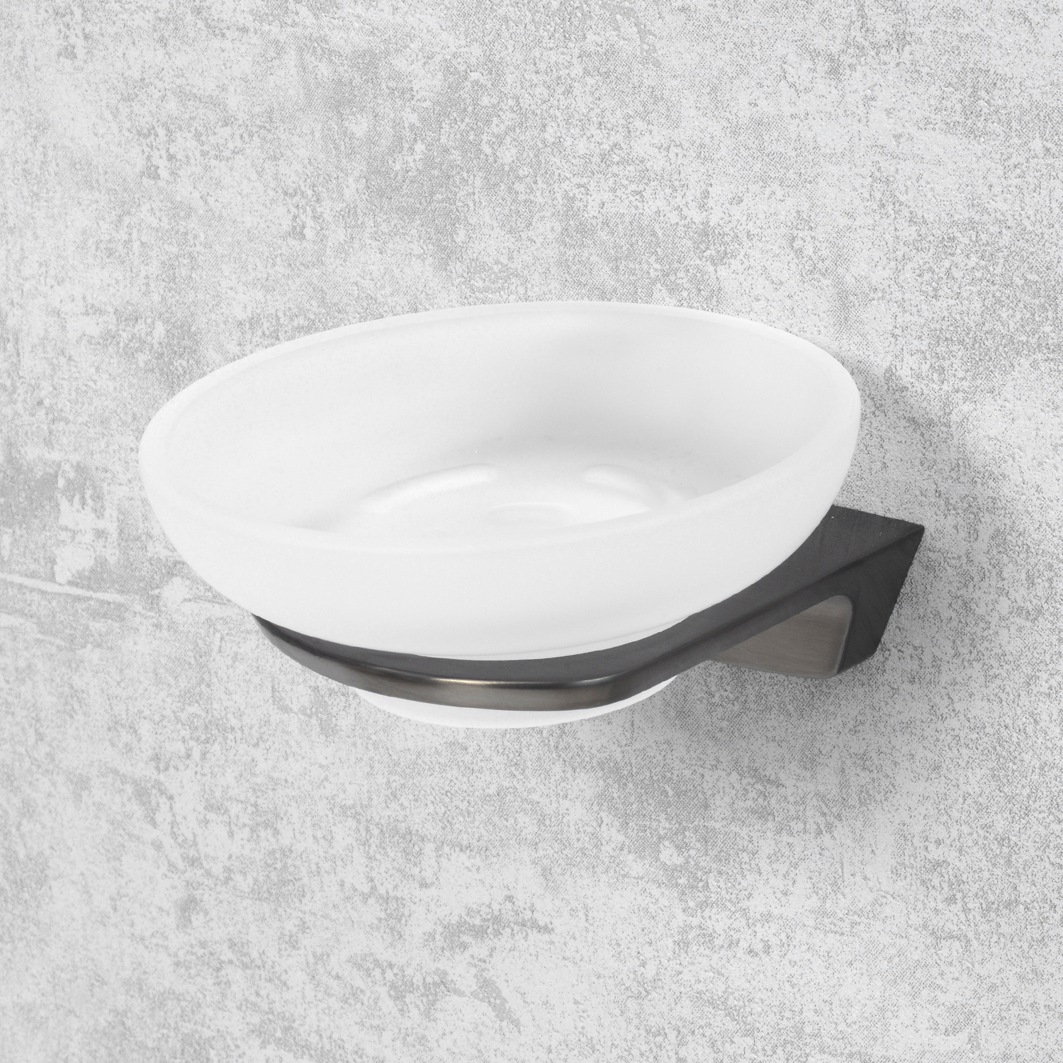 Wasserkraft Wiese Мыльница с керамической чашей, подвесная, цвет: графит K-8929