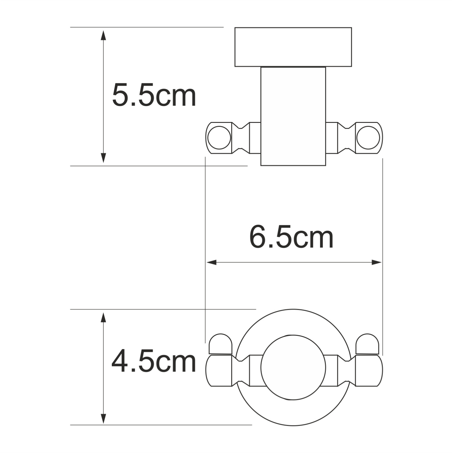 Wasserkraft Donau Крючок двойной K-9423D