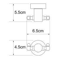 Wasserkraft Donau Крючок двойной K-9423D
