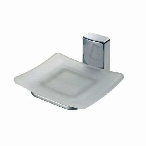 Wasserkraft Leine Мыльница со стеклянной чашей, подвесная, цвет: хром K-5029