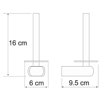 Wasserkraft Berkel Держатель запасного рулона туалетной бумаги K-6897