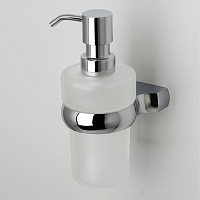 Wasserkraft Berkel Дозатор для жидкого мыла, подвесной, стеклянная колба, цвет: хром K-6899