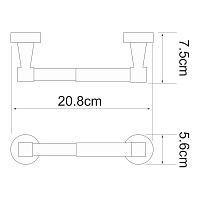 Wasserkraft Isen Держатель туалетной бумаги K-4022