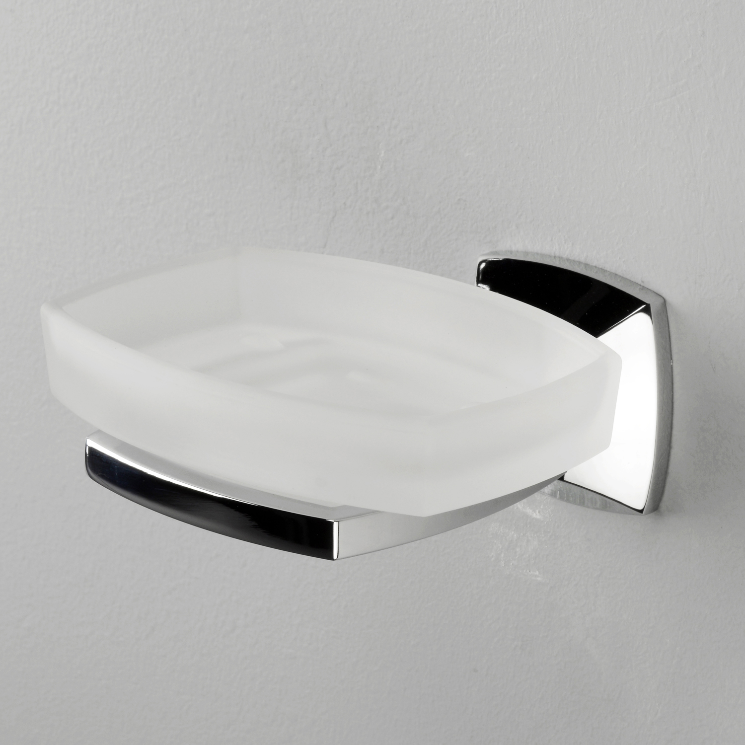 Wasserkraft Wern Мыльница со стеклянной чашей, подвесная, цвет: хром K-2529