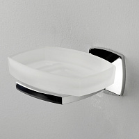 Wasserkraft Wern Мыльница со стеклянной чашей, подвесная, цвет: хром K-2529