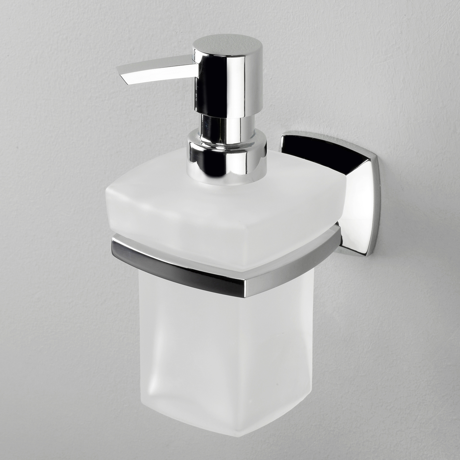 Wasserkraft Wern Дозатор для жидкого мыла, подвесной, стеклянная колба, цвет: хром K-2599