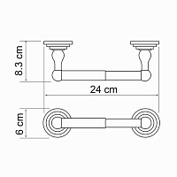 Wasserkraft Isar Держатель туалетной бумаги K-7322
