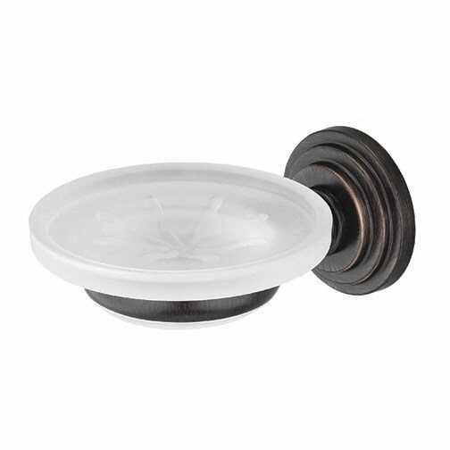 Wasserkraft Isar Мыльница со стеклянной чашей, подвесная, цвет: темная бронза K-7329