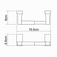 Wasserkraft Exter Держатель туалетной бумаги K-5222