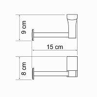 Wasserkraft Exter Держатель туалетной бумаги K-5296
