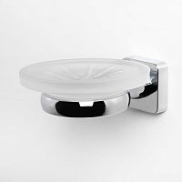 Wasserkraft Lippe Мыльница со стеклянной чашей, подвесная, цвет: хром K-6529