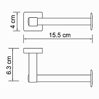 Wasserkraft Lippe Держатель туалетной бумаги K-6596