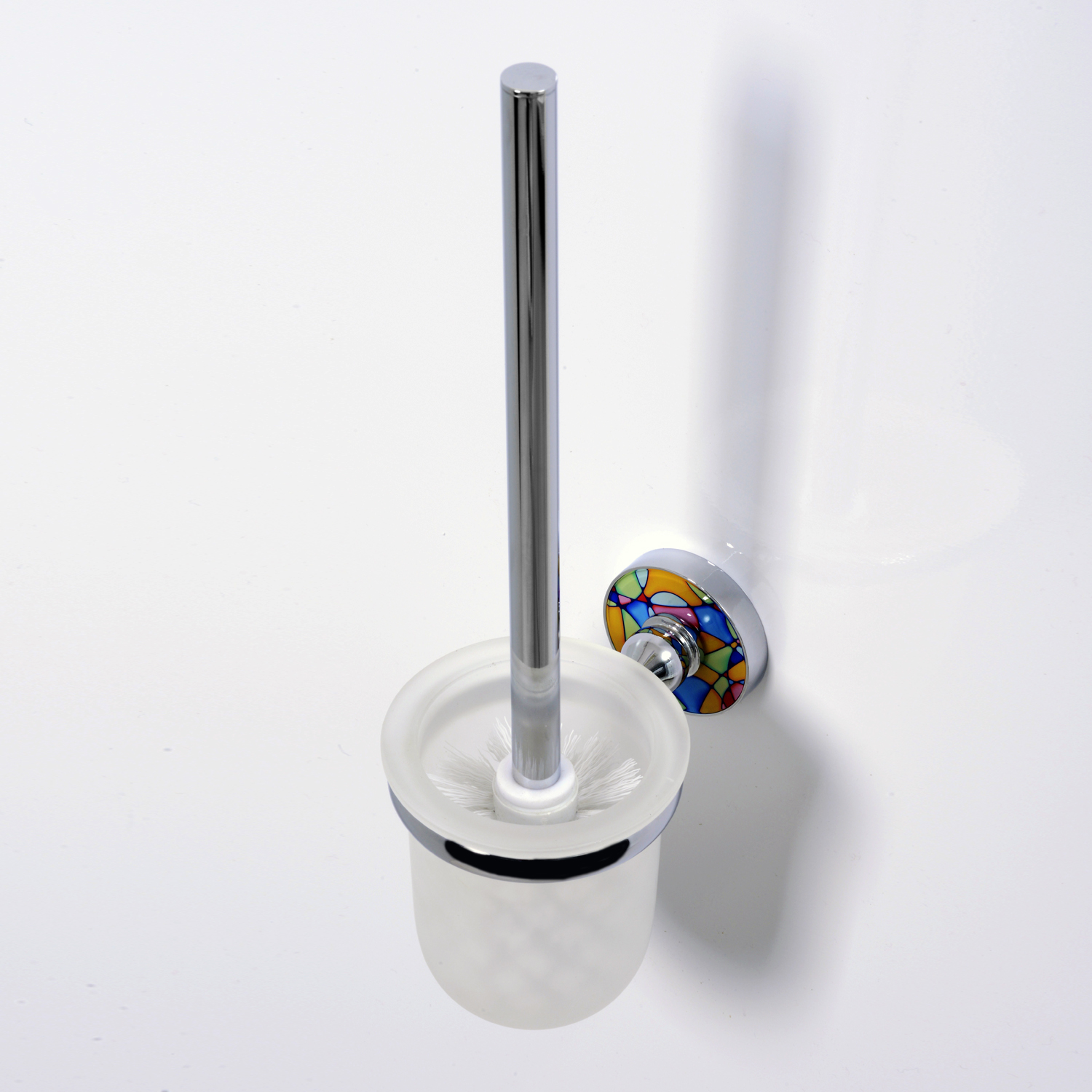 Wasserkraft Diemel Ершик для унитаза подвесной, цвет: хром глянцевый K-2227