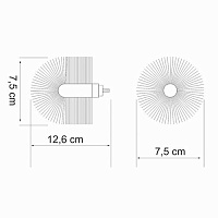 Wasserkraft Щетка для туалетного ершика, запасная часть, цвет: белый K-013