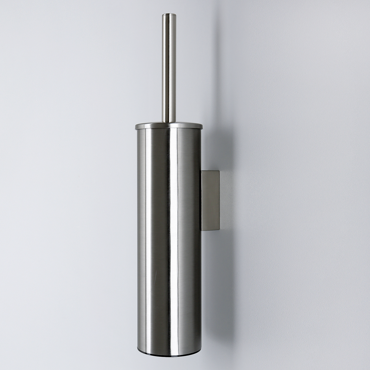 Wasserkraft Ершик для унитаза подвесной с латунной колбой, цвет: никель K-1057