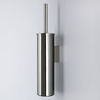 Wasserkraft Ершик для унитаза подвесной с латунной колбой, цвет: никель K-1057