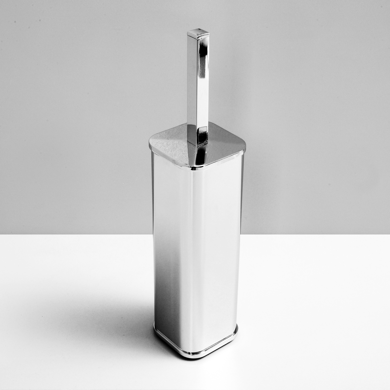 Wasserkraft Ершик для унитаза, напольный, цвет: хром глянцевый K-1117