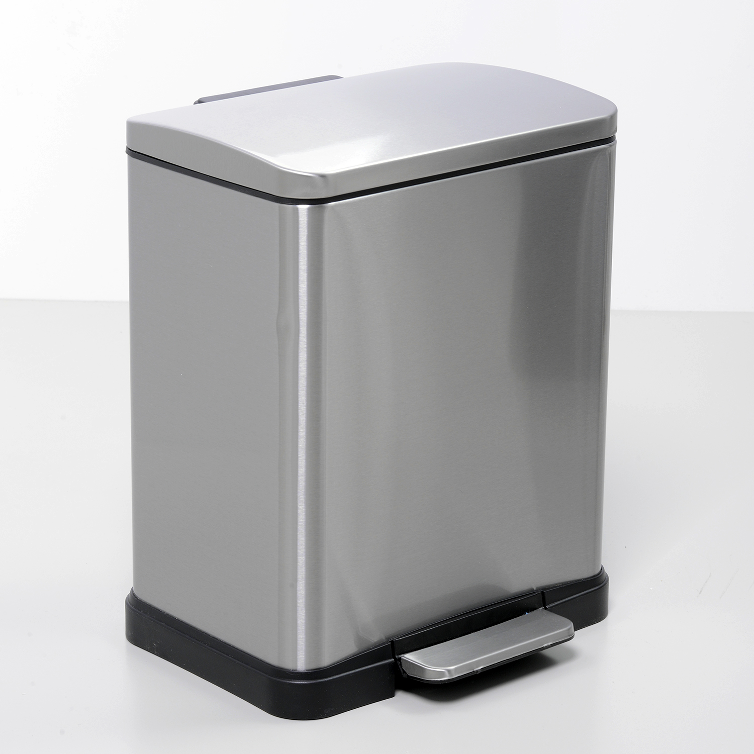 Wasserkraft Мусорное ведро 12 л, цвет: нержавеющая сталь K-622