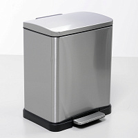 Wasserkraft Мусорное ведро 12 л, цвет: нержавеющая сталь K-622