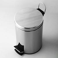 Wasserkraft Мусорное ведро 7 л, цвет: хром матовый K-637