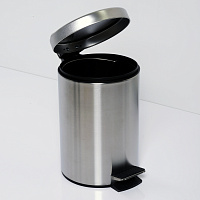 Wasserkraft Ведро для мусора 5 л, цвет: нержавеющая сталь K-665