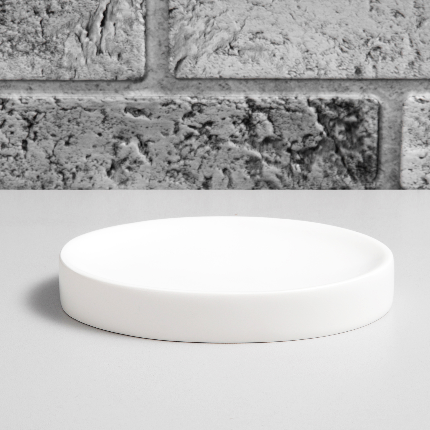 Wasserkraft K-4900 Мыльница с керамической чашей, настольный, цвет: белый K-4929