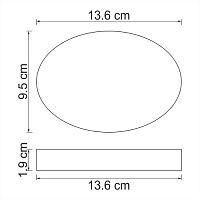 Wasserkraft K-4900 Мыльница с керамической чашей, настольный, цвет: белый K-4929