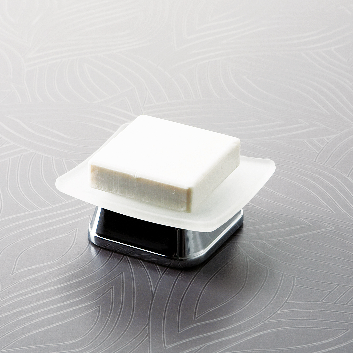 Wasserkraft K-5400 Мыльница со стеклянной чашей, настольная, цвет: хром K-5429