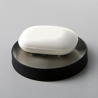 Wasserkraft Мыльница с латунной чашей, настольная, цвет: черный K-7529