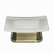 Wasserkraft K-5500 Мыльница со стеклянной чашей, настольная, цвет: бронза K-5529