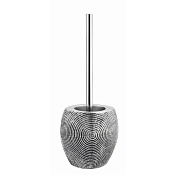 Wasserkraft K-33300 Ершик для унитаза напольный, цвет: хром глянцевый K-33327