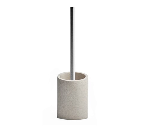 Wasserkraft K-37700 Ершик для унитаза напольный с композитной колбой, цвет: хром K-37727