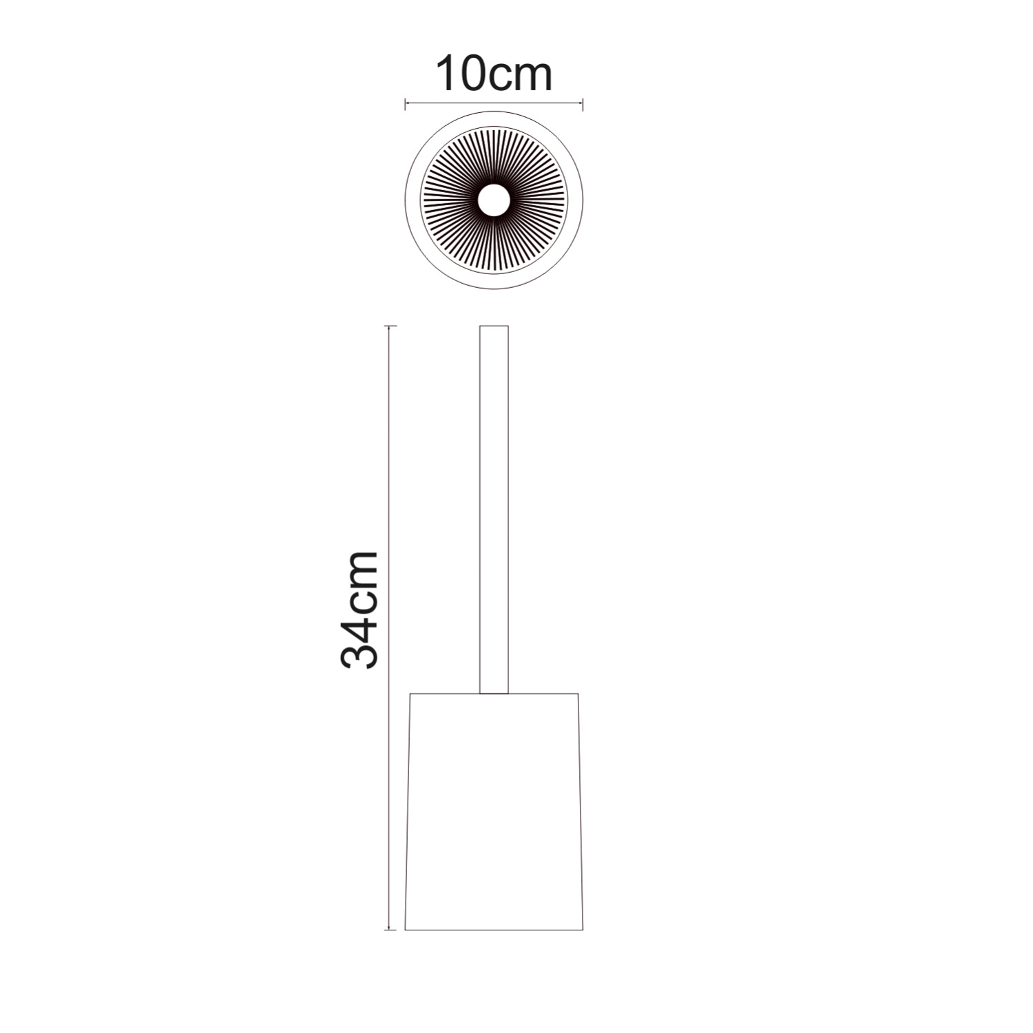 Wasserkraft K-37700 Ершик для унитаза напольный с композитной колбой, цвет: хром K-37727