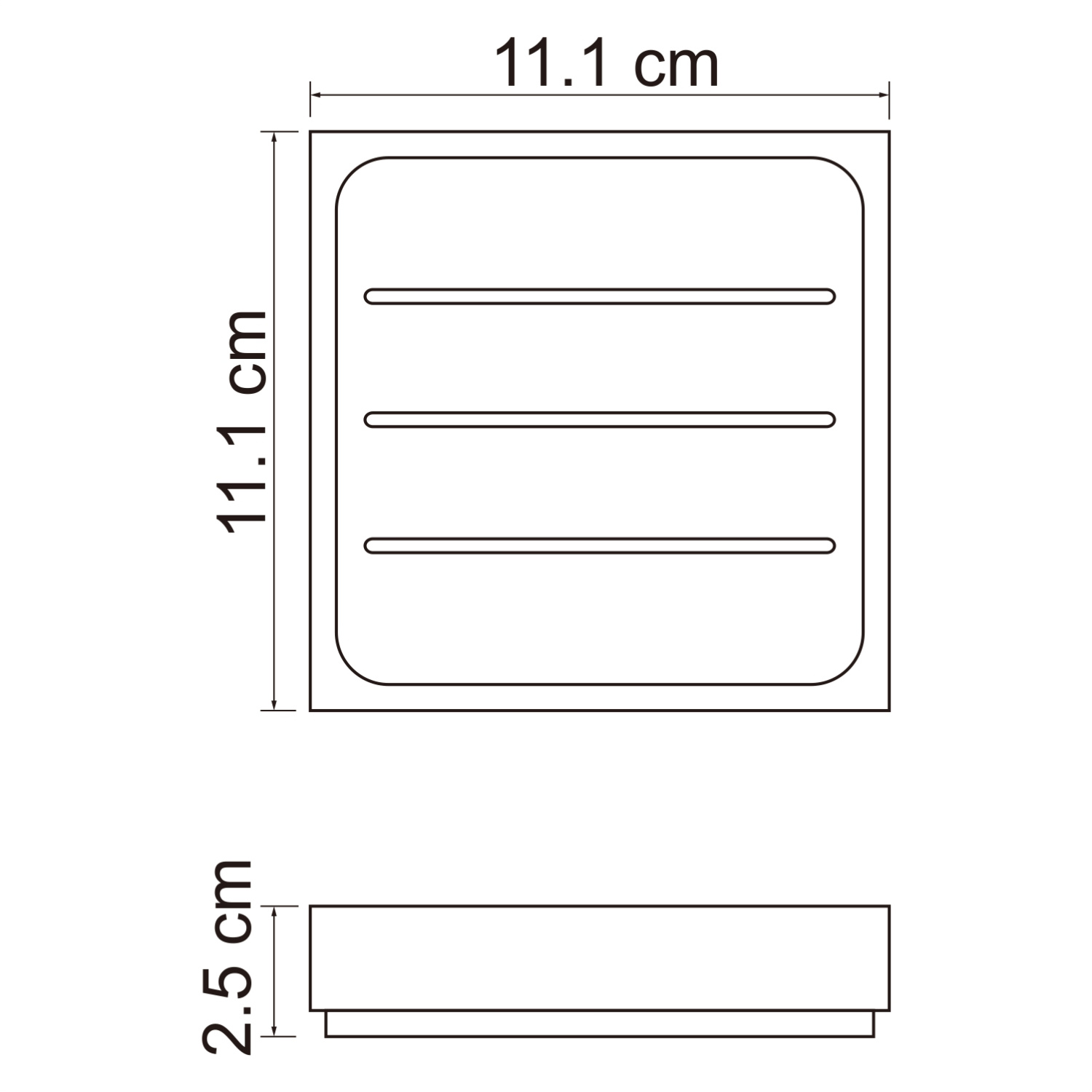 Wasserkraft K-3800 Мыльница с керамической чашей, настольная, цвет: белый K-3829