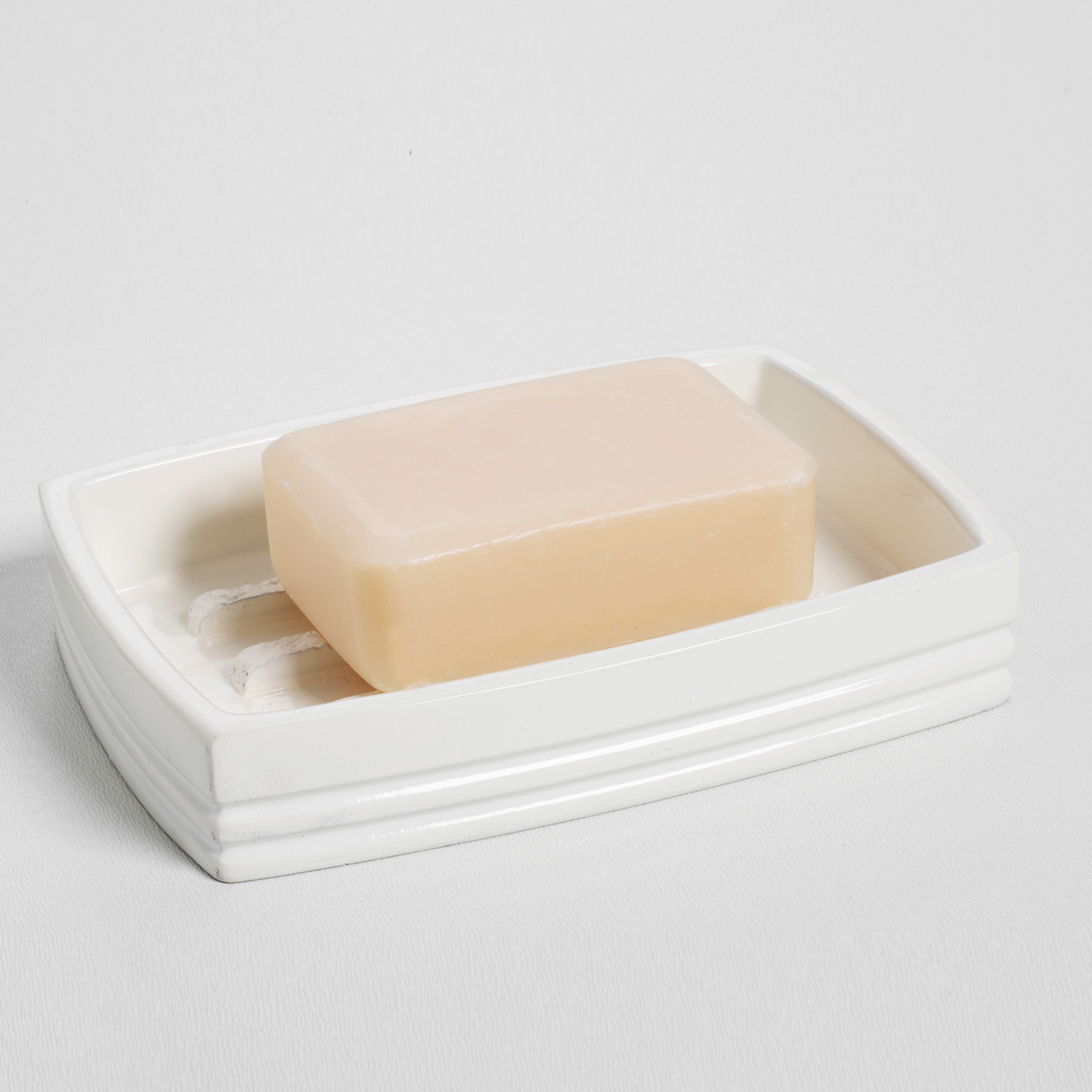 Wasserkraft K-4700 Мыльница с композитной чашей, настольная, цвет: белый K-4729