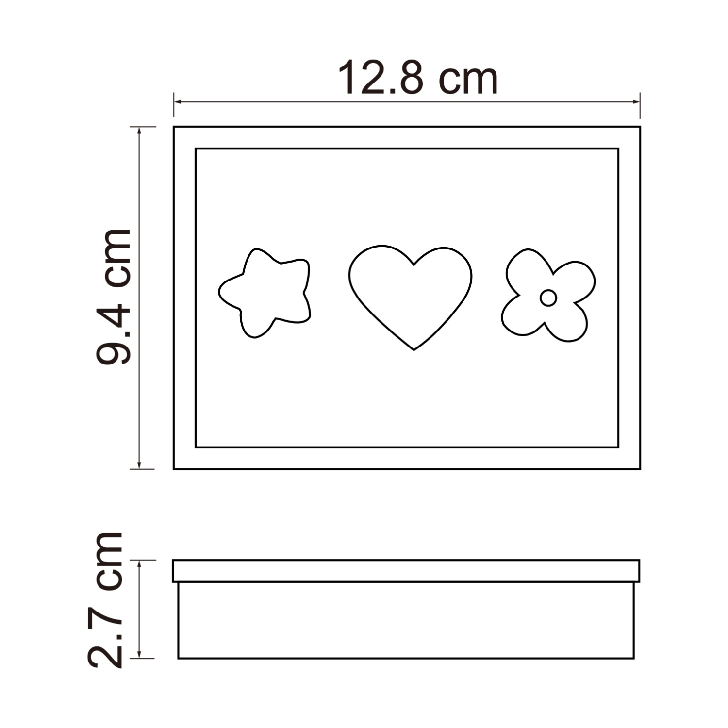 Wasserkraft K-3400 Мыльница с композитной чашей, настольная, цвет: синий K-3429