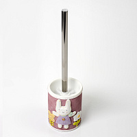 Wasserkraft K-6400 Ершик для унитаза напольный с керамической колбой, цвет: хром K-6427