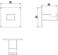 Timo Selene Крючок для ванной комнаты, цвет: хром 10013/00