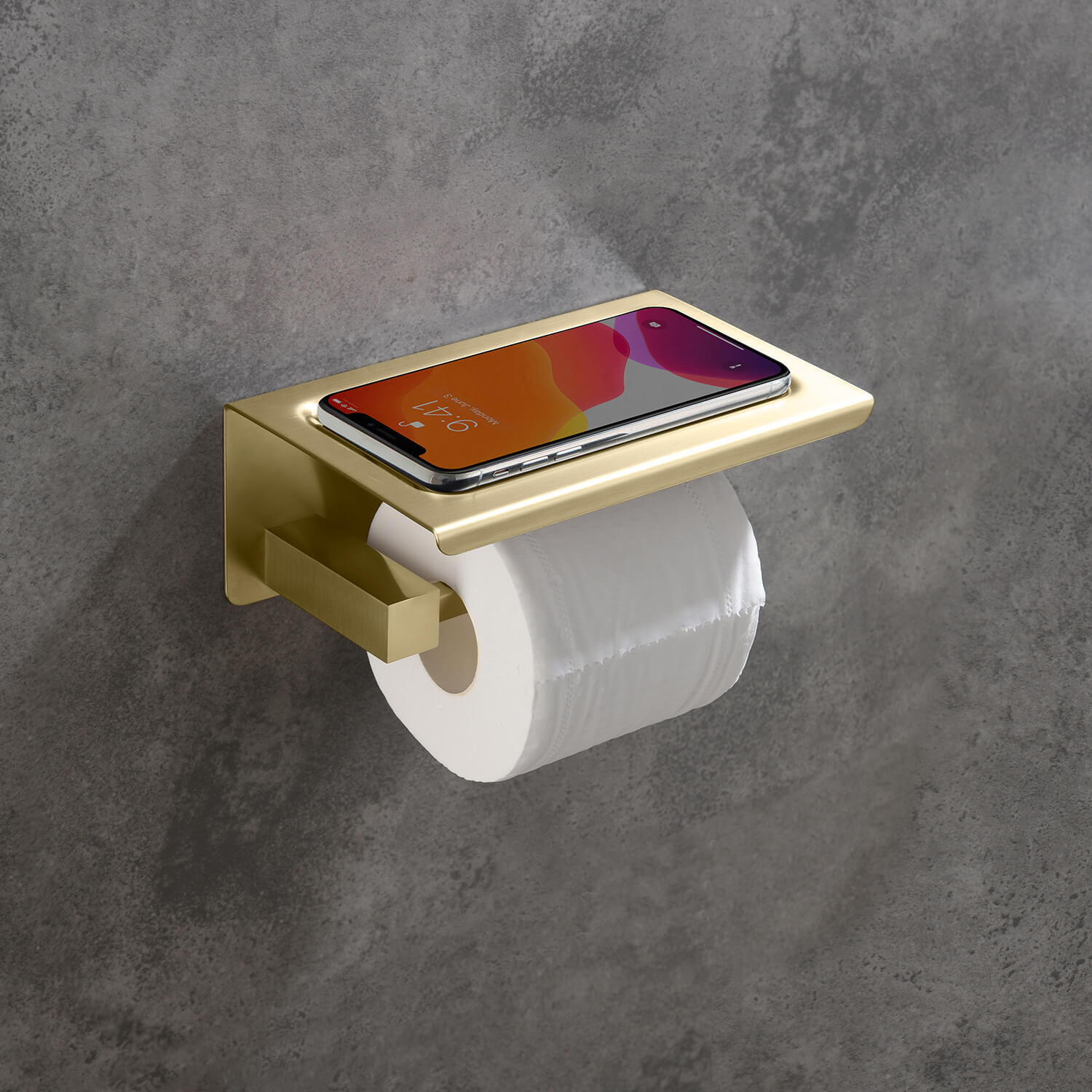 Timo Selene Бумагодержатель для ванной комнаты, цвет золото матовое 17044/17